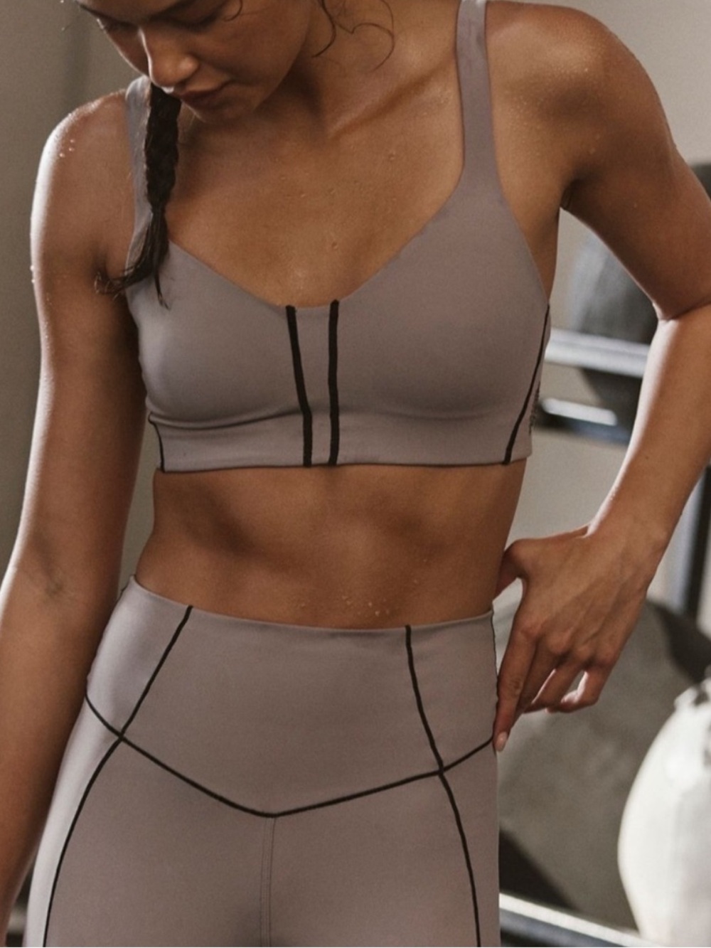 Free People Level Up Sports Bra Zinc SZ S